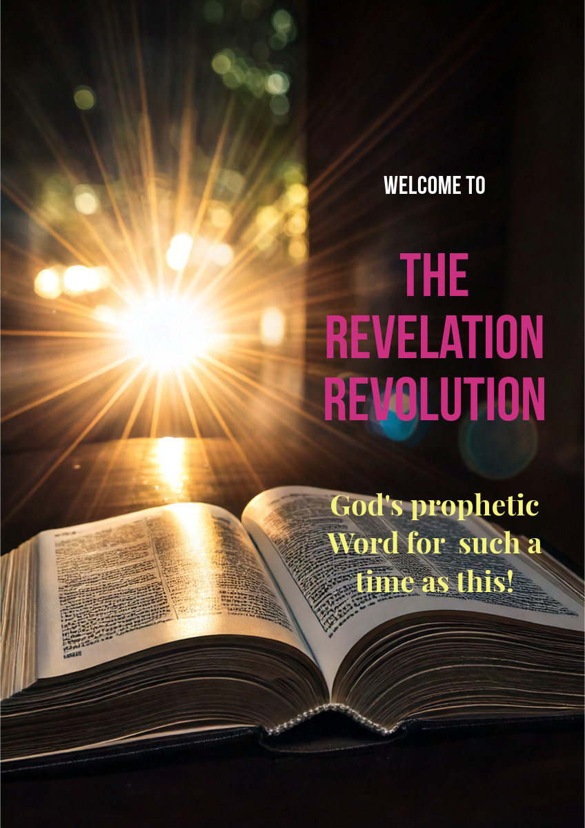 revelation revoultion over a open bible